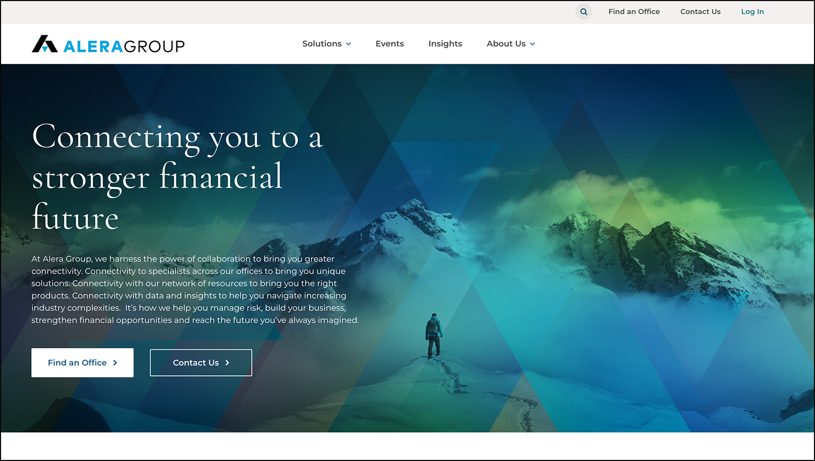 Alera's homepage