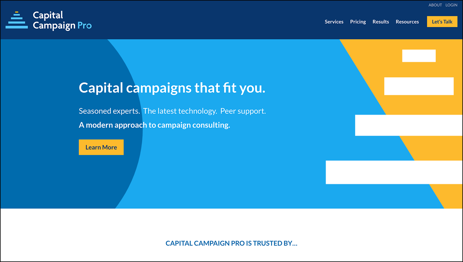 Capital Campaign Pro's homepage