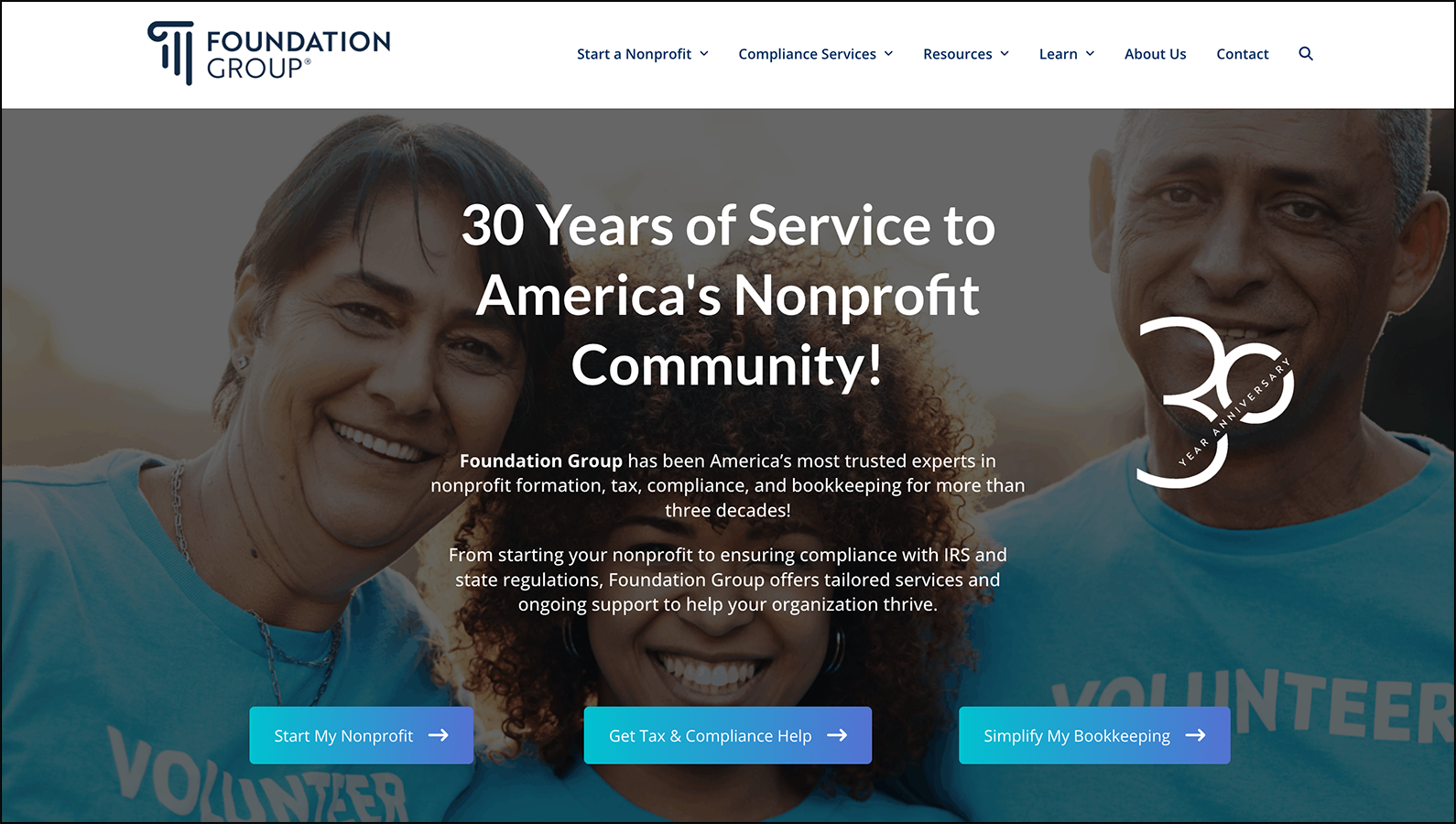 Foundation Group's homepage